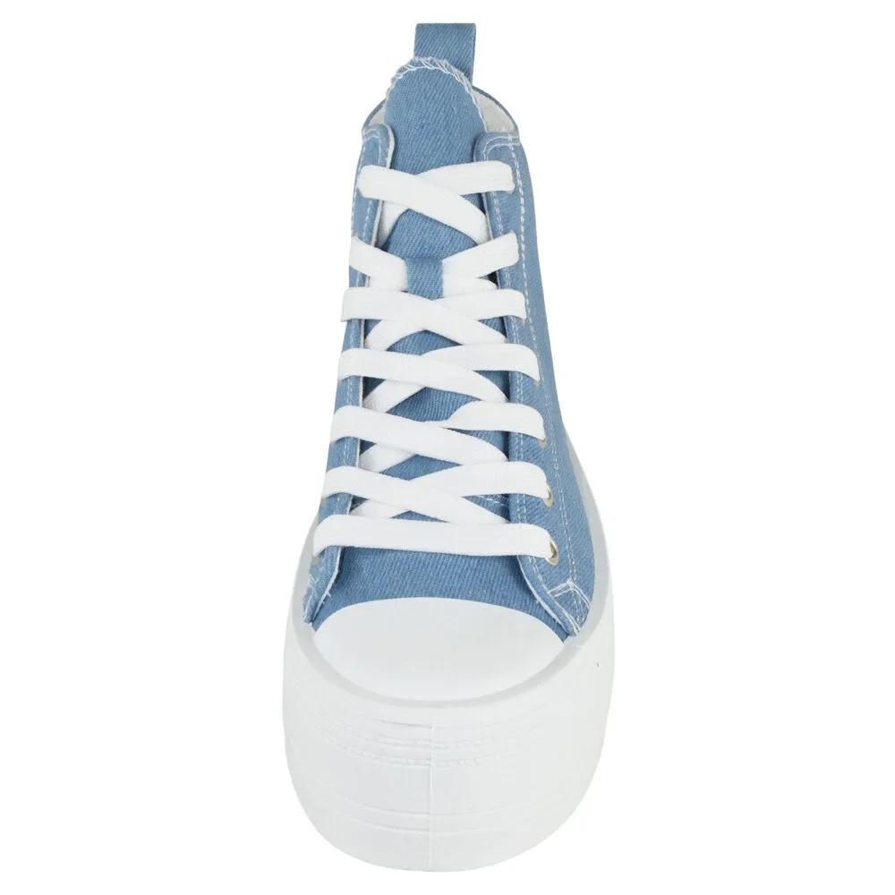 SHERRY-1 Blue Denim TOP MODA - Picture 4 of 5